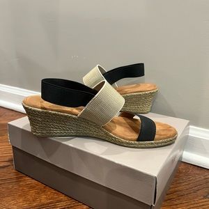 Franco Sarto espadrille wedges